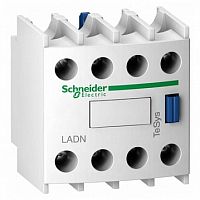 Дополнительный контактный блок фронтальный монтаж | код. LADN406 | Schneider Electric